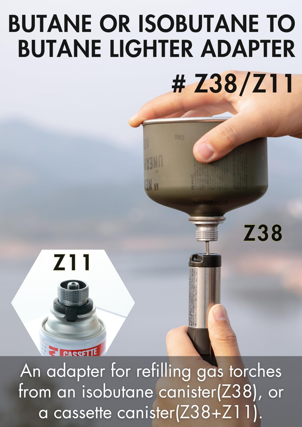 Cassette Canister to Butane Fill Adapter V3627