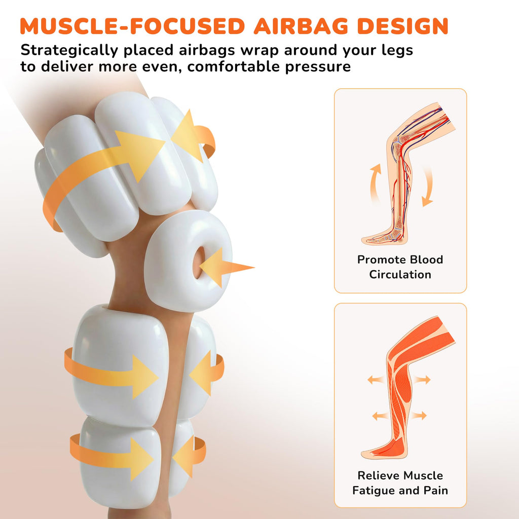 Air Compression Leg Massager with Heat L673
