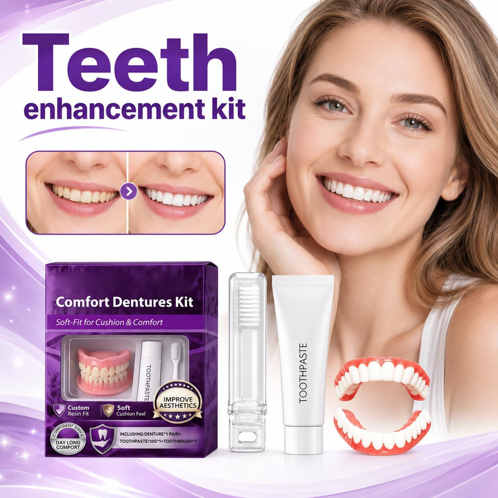Silicone Dentures Upper & Lower Set A726
