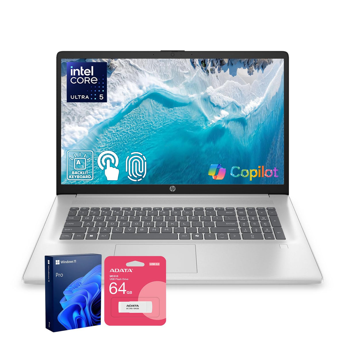 17.3" Touchscreen 16GB DDR5 1TB SSD Business Laptop T53339