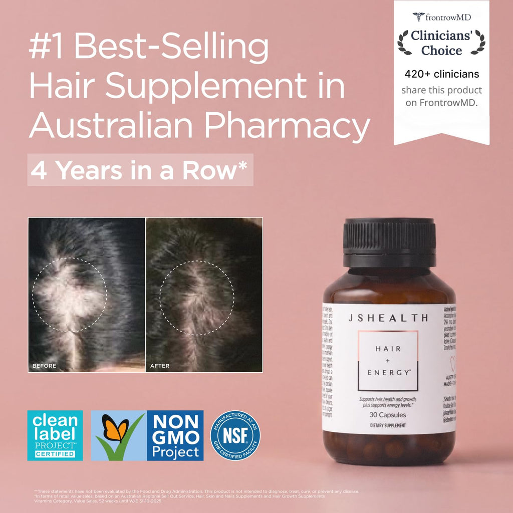 Hair Growth Vitamins with Kelp Iodine and Zinc 30 Capsules Q4894