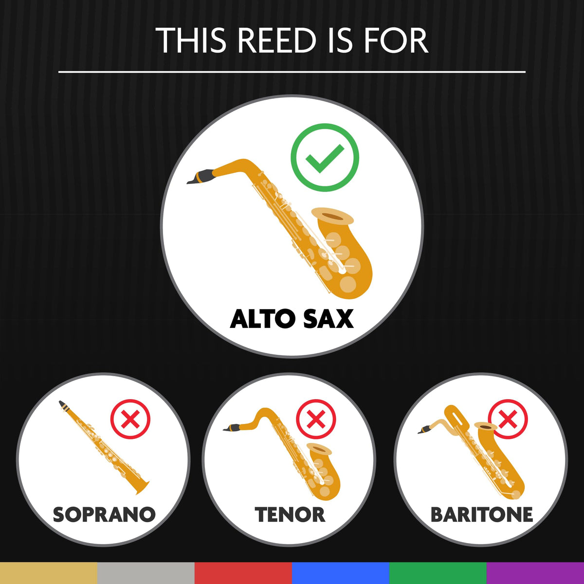 Alto Saxophone Reed Strength 2.50 Synthetic W8747