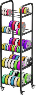 5-Tier 3D Printer Filament Storage Rack with Wheels X445330