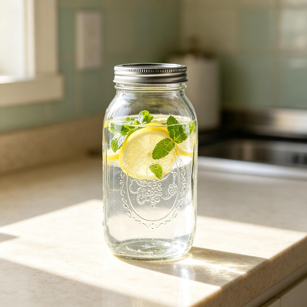 16Oz Regular Mouth Jars with Lids & Bands 12 Pack T99547