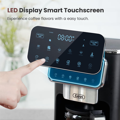 12-Cup Coffee Maker with Glass Carafe D88132