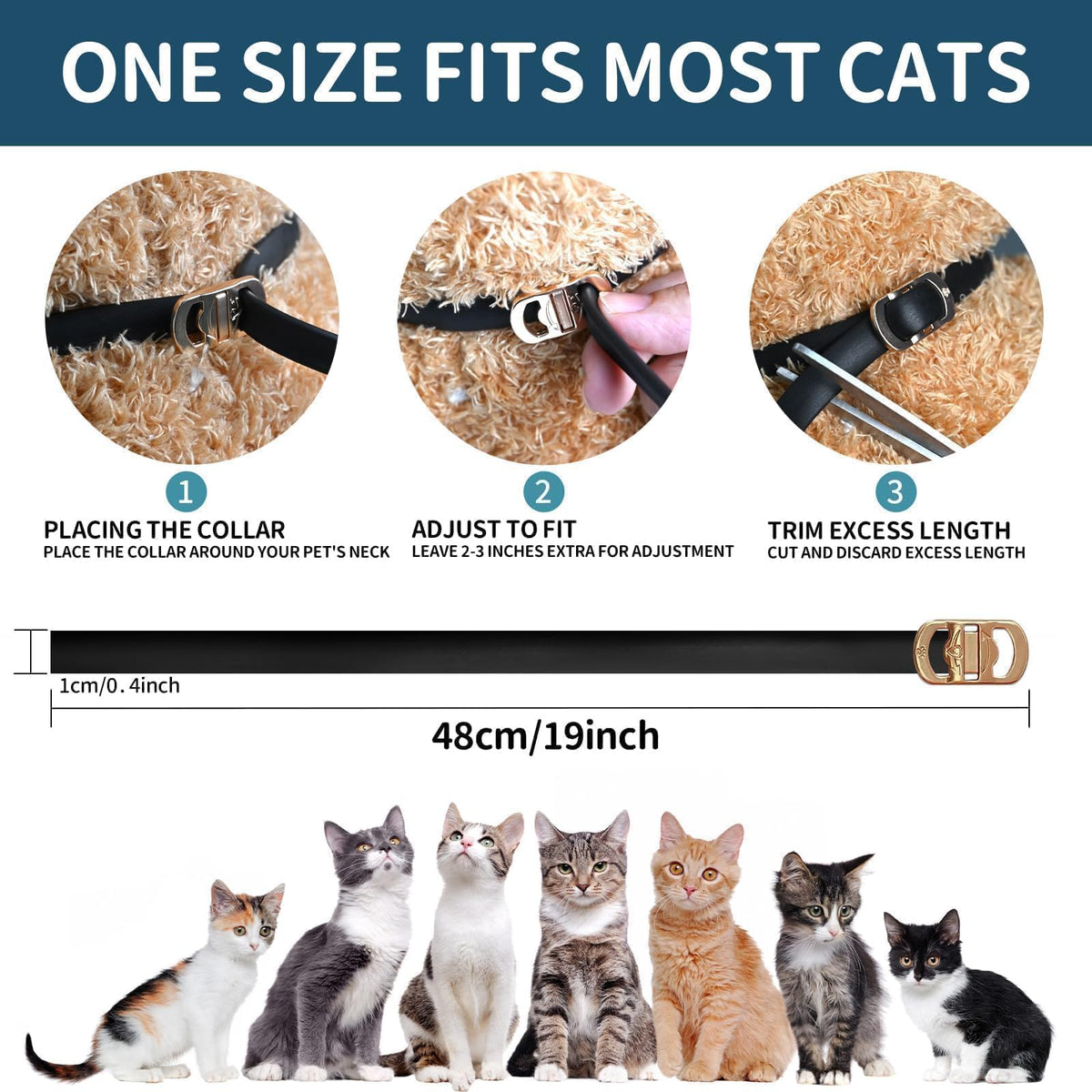 Flea Collar for Cats 4 Pack I50053