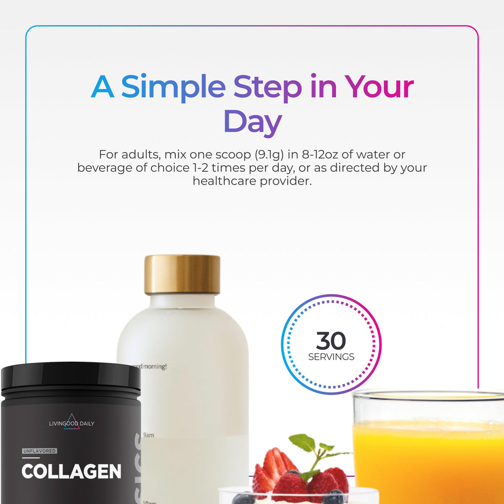 Unflavored Collagen Peptides Powder Type I & III Z23066