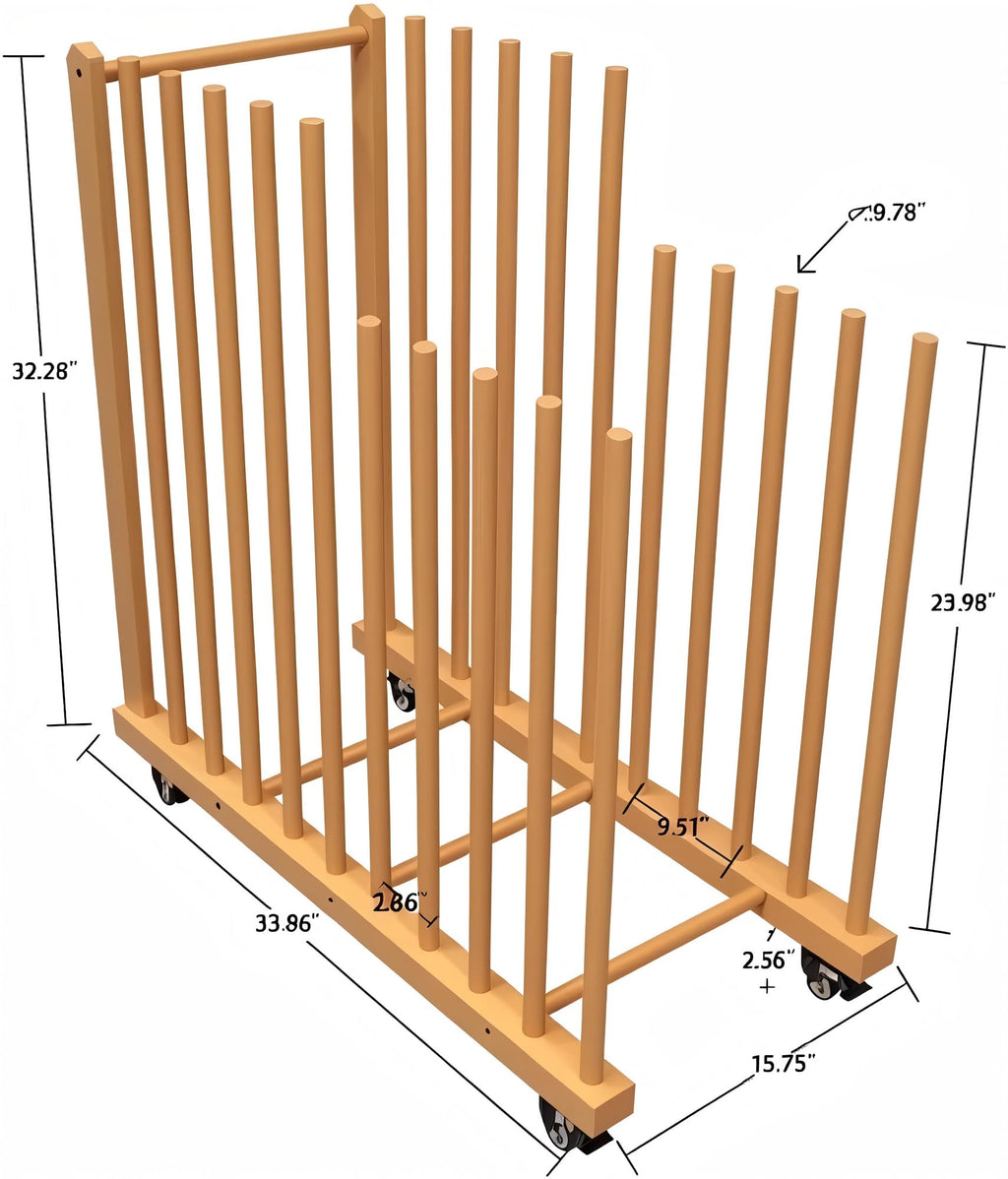 Art Storage Rack with Wheels Z2110