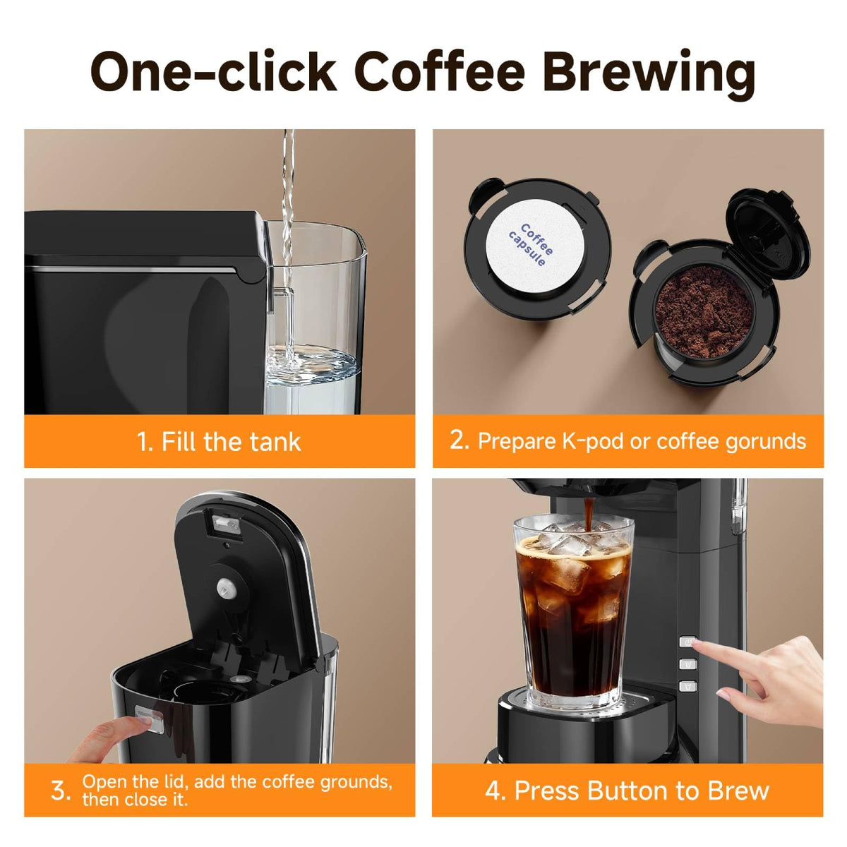 Single Serve Coffee Maker O7945