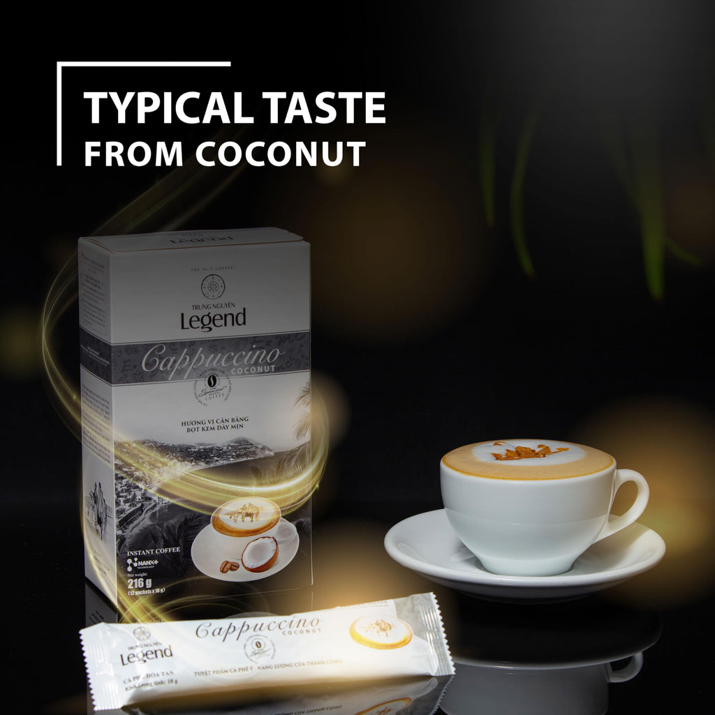 Pure Black and Cappucino Coconut Instant Coffee L92968