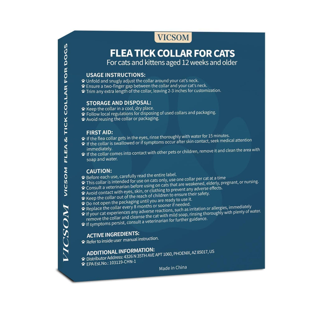 Flea Collar for Cats 4 Pack I50053