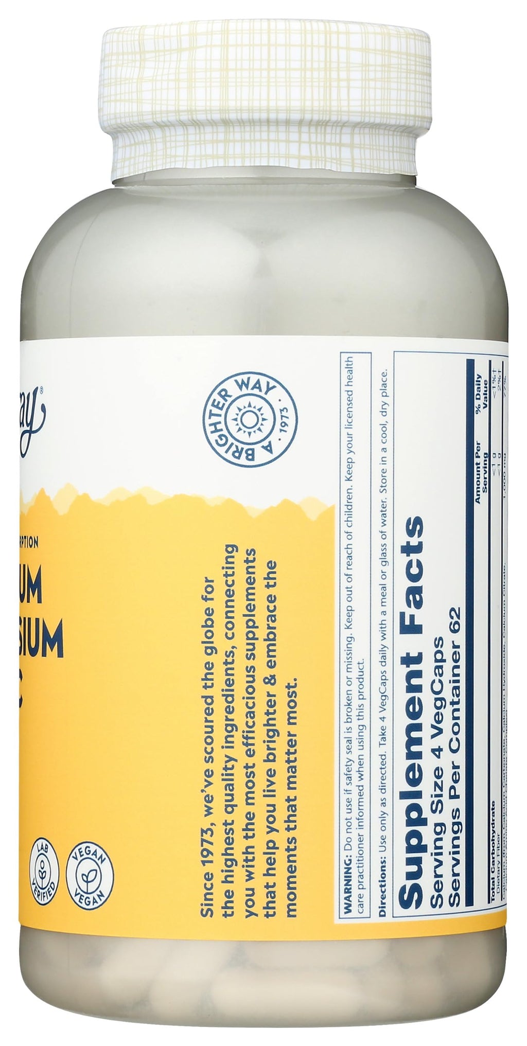 Calcium Magnesium Zinc Capsules 250 Count P31784