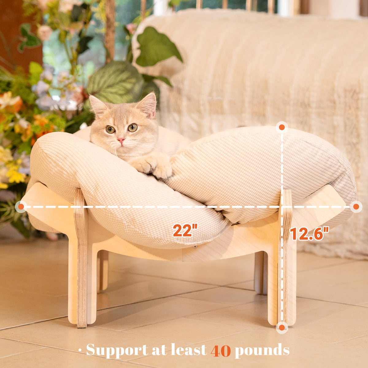 Elevated Cat Bed V3981