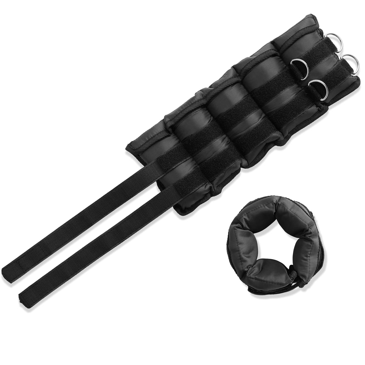 Adjustable Ankle Wrist Weights Pair with Removable Weights M488