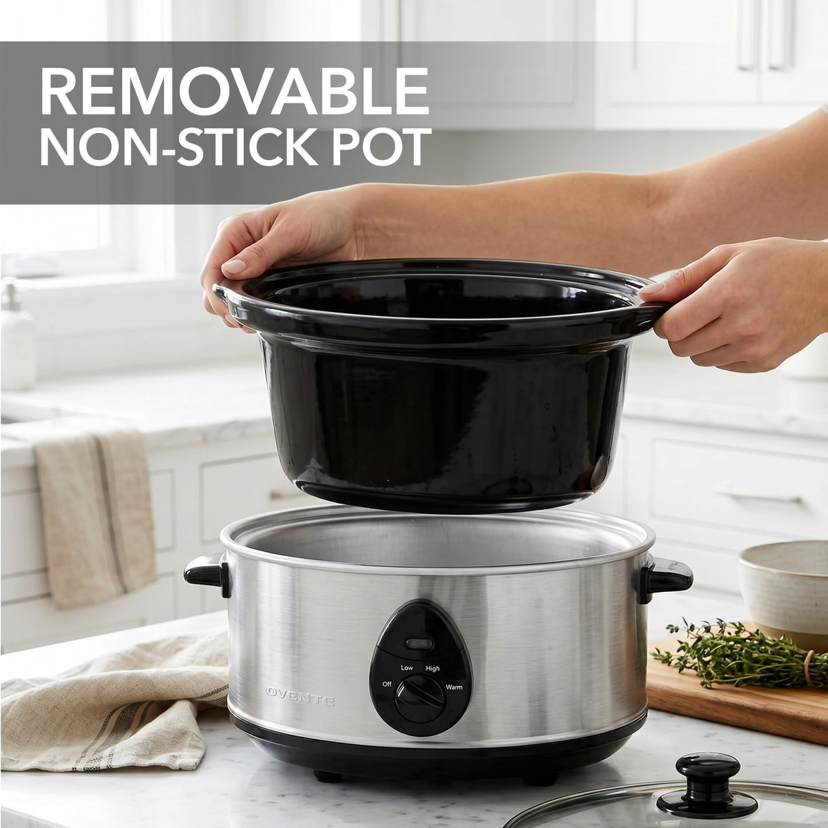 3.7 Qt Electric Slow Cooker X792