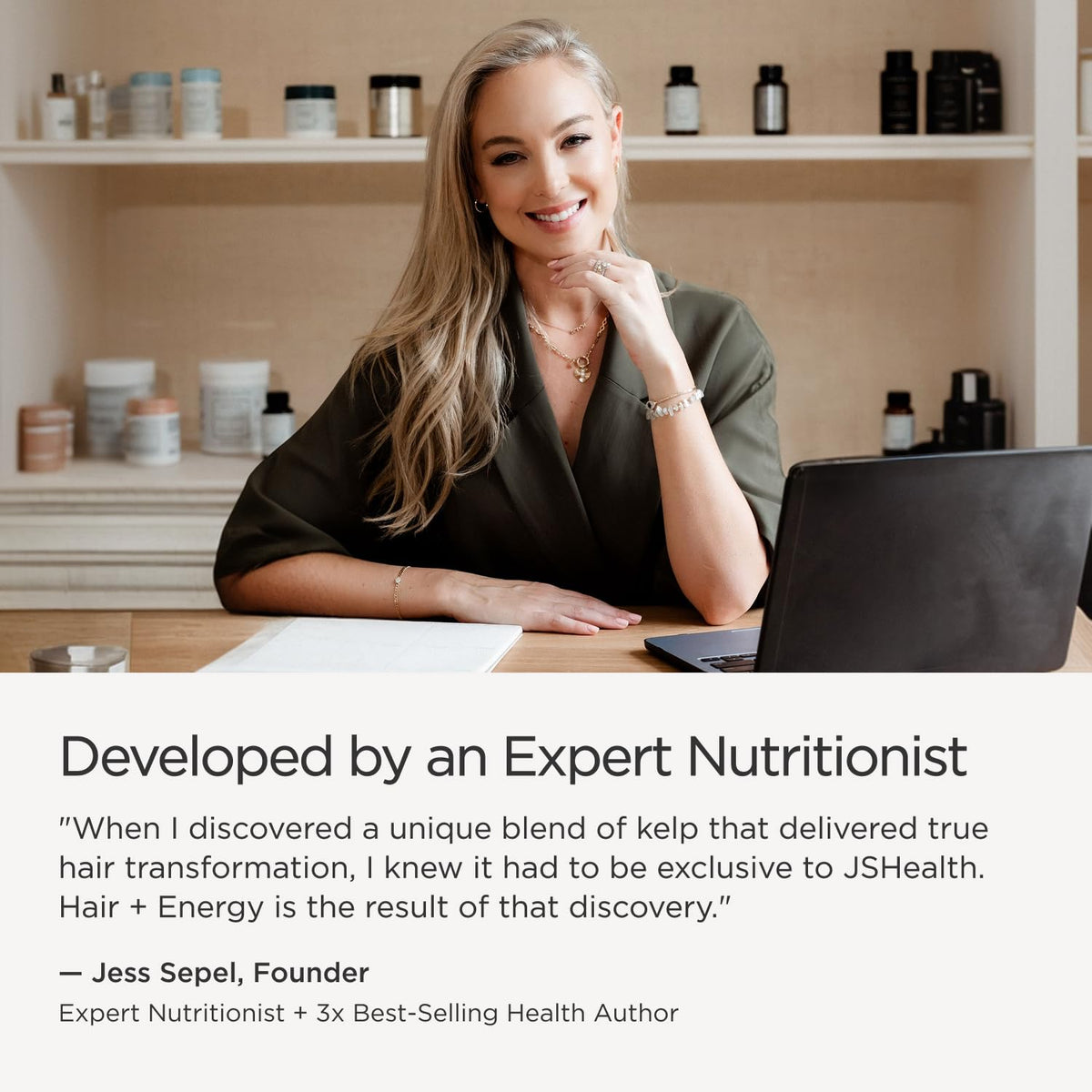 Hair Growth Vitamins with Kelp Iodine and Zinc 30 Capsules Q4894