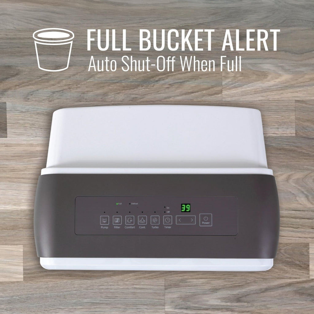 50-Pint Portable Dehumidifier with Auto-Shutoff and Timer R5077