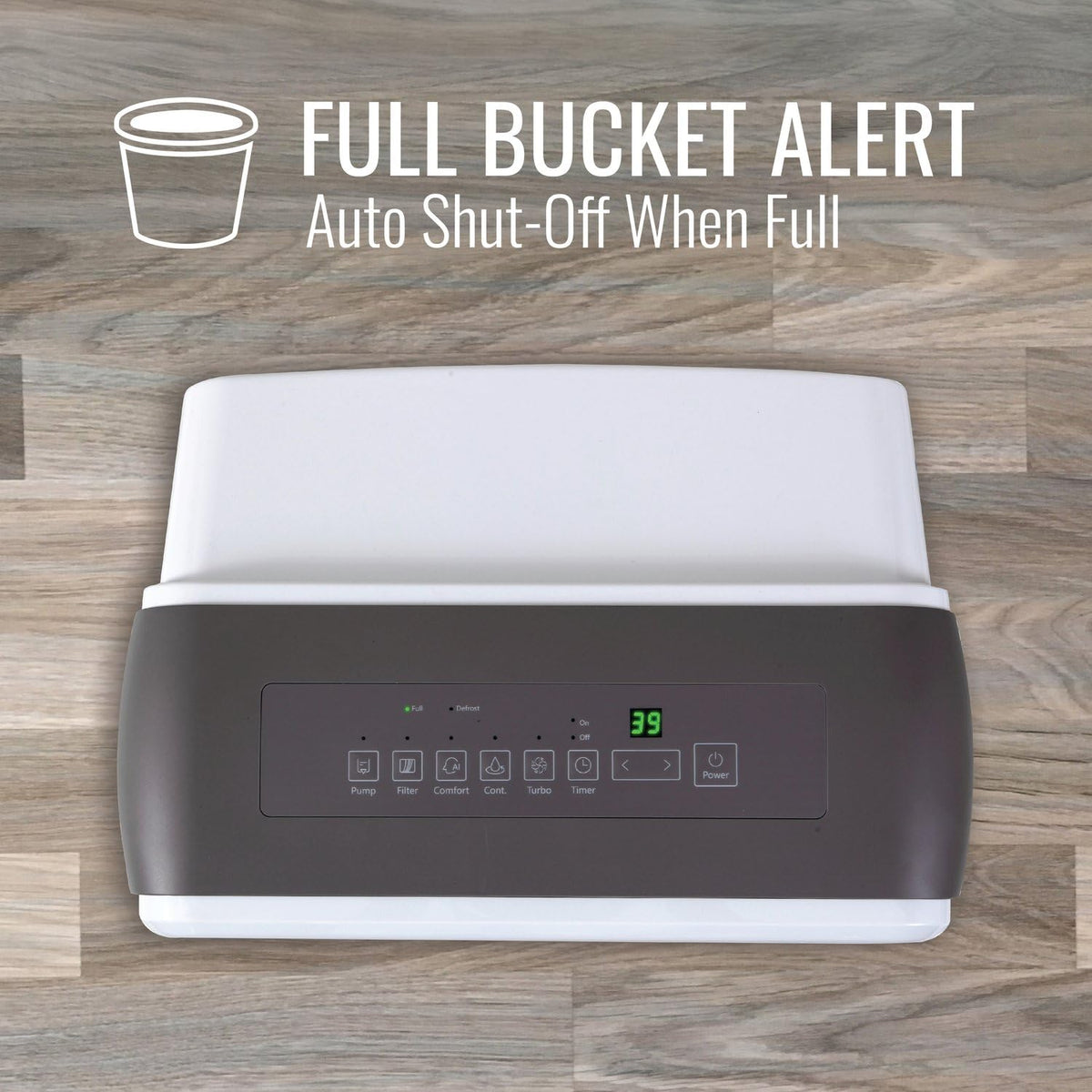 50-Pint Portable Dehumidifier with Auto-Shutoff and Timer R5077