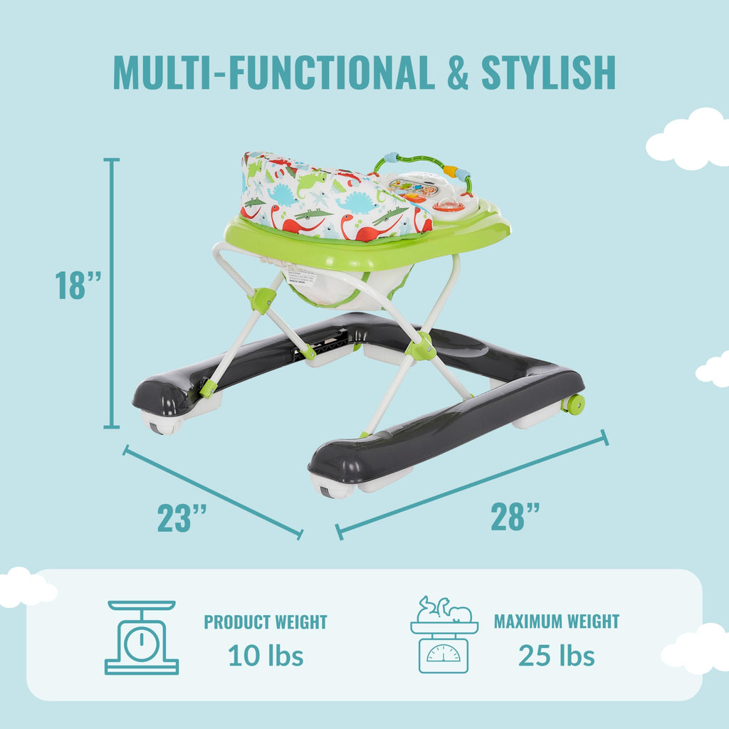 2-in-1 Convertible Baby Walker with Adjustable Seat Z104693