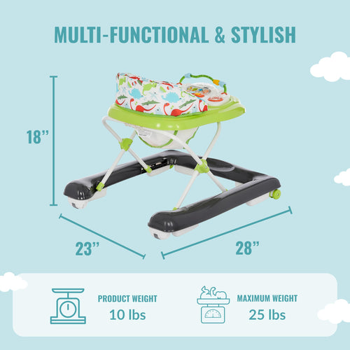 2-in-1 Convertible Baby Walker with Adjustable Seat Z104693