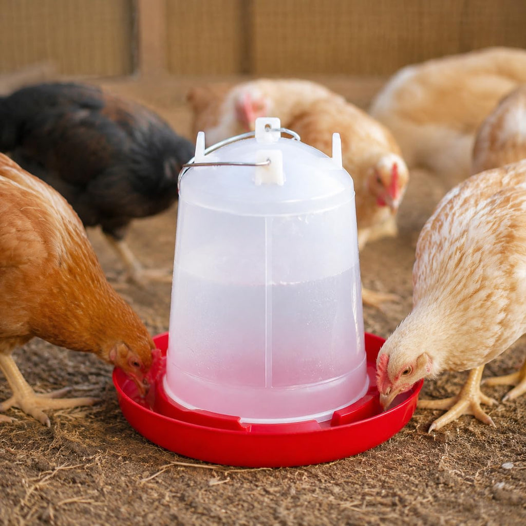 2 Pack 2 Gallon Poultry Waterer N870