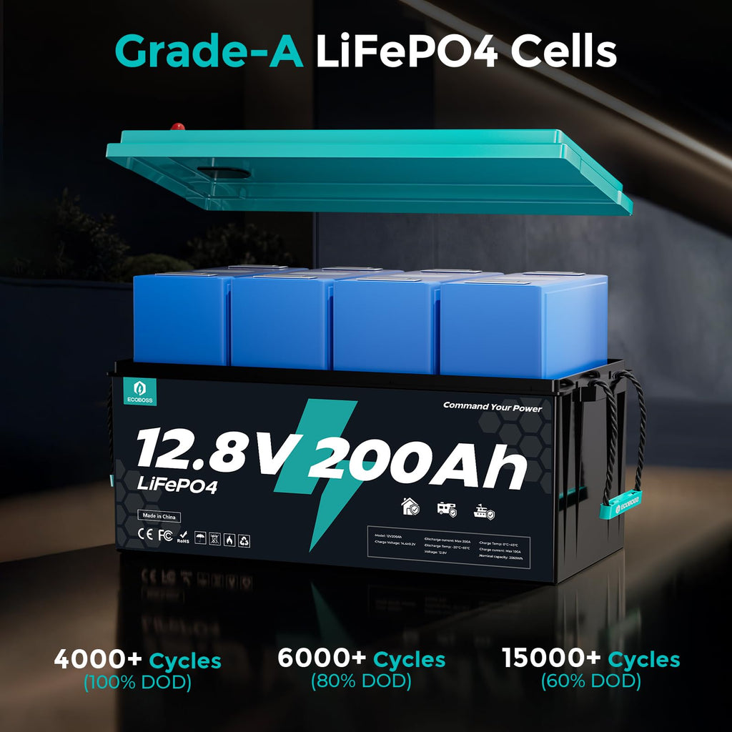 12V 200Ah LiFePO4 Battery H3903