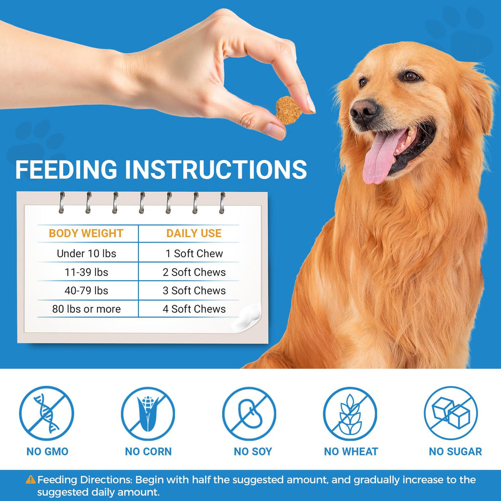 Flea and Tick Prevention for Dogs 200 Soft Chews Chicken Flavor N435