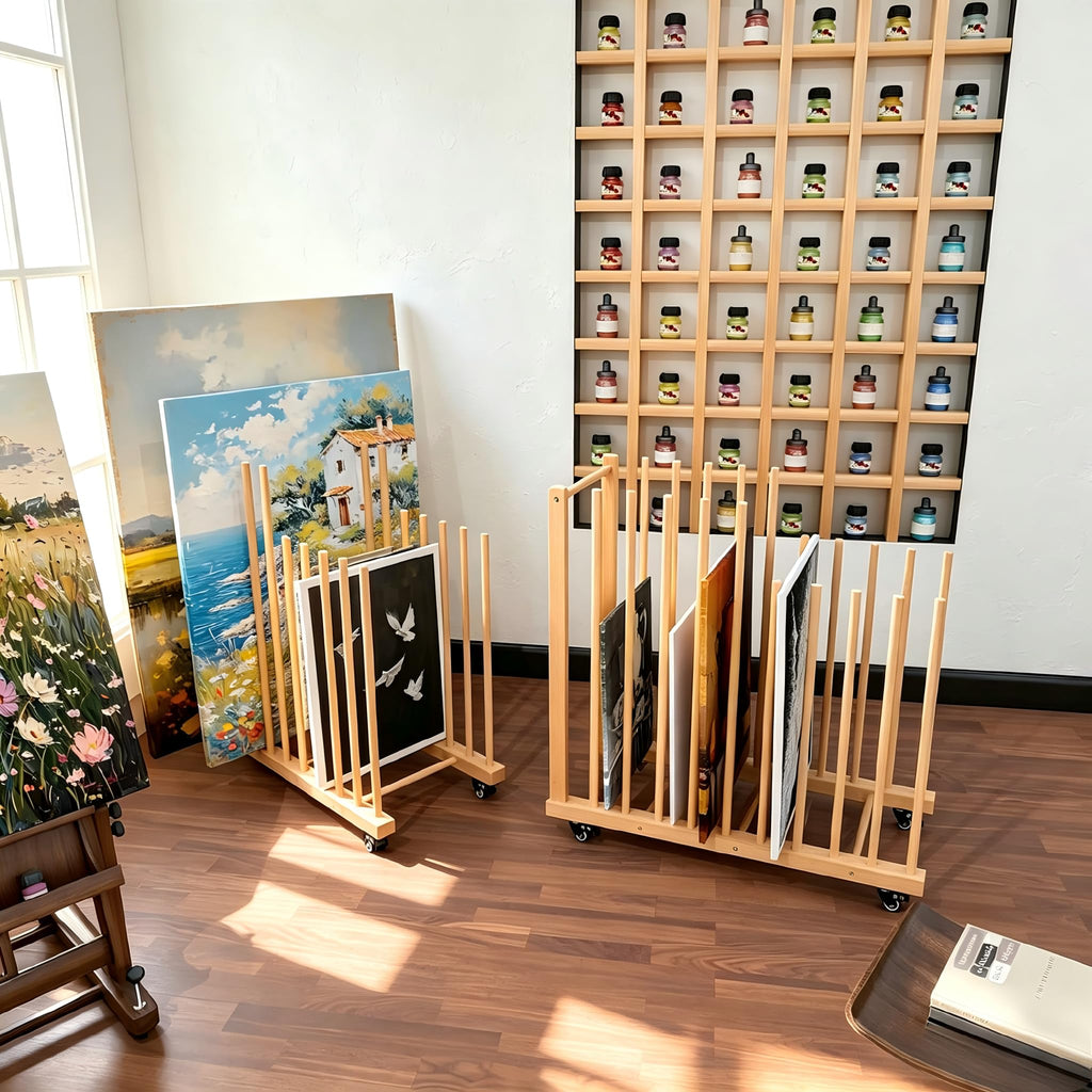 Art Storage Rack with Wheels Z2110