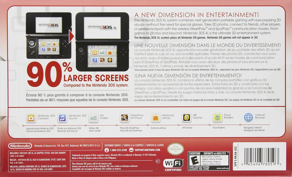 Red/Black Handheld Console G7685