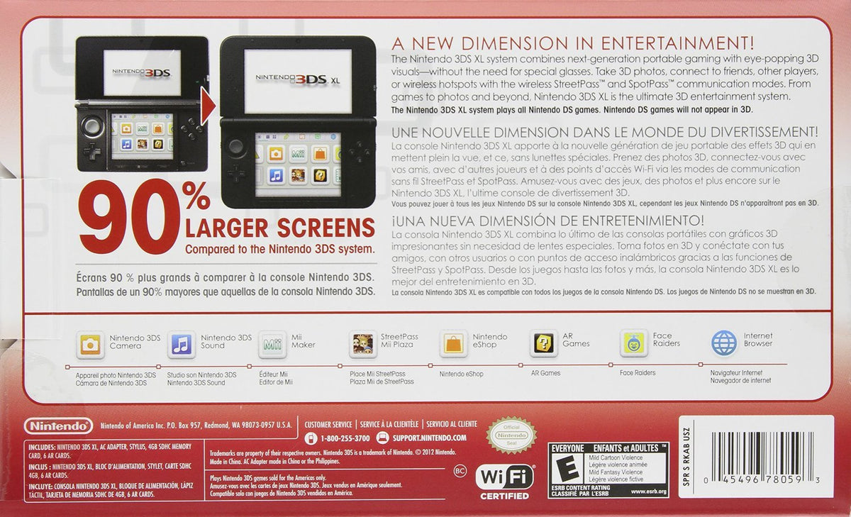 Red/Black Handheld Console G7685