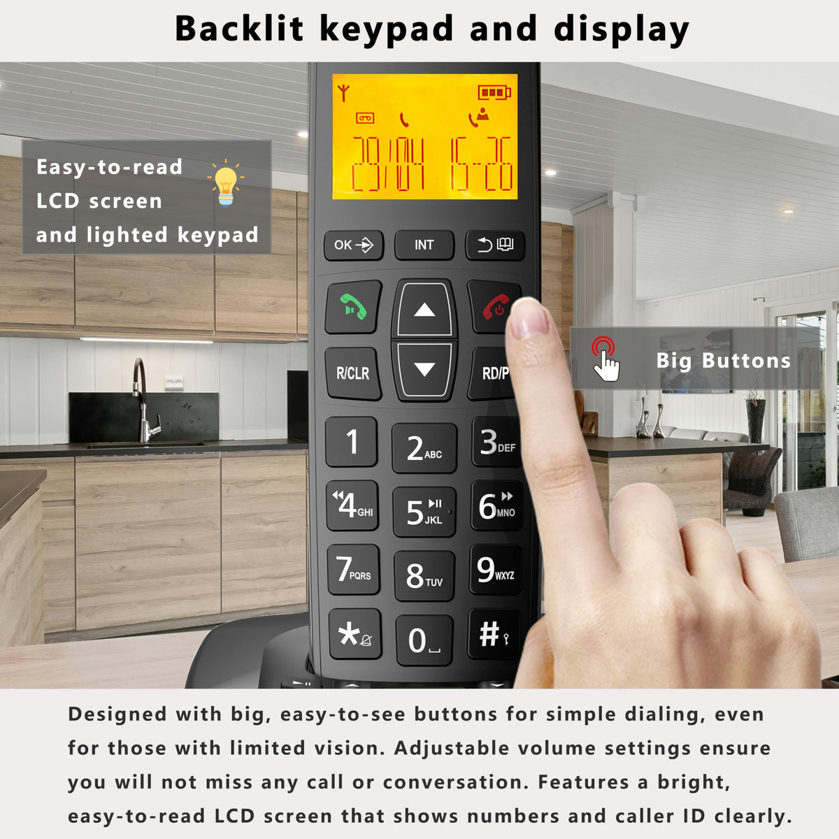 DECT Cordless Phone with Answering Machine P540