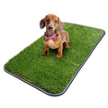 Artificial Grass Puppy Potty Training Pad with Tray, 15" x 30" Reusable M5944