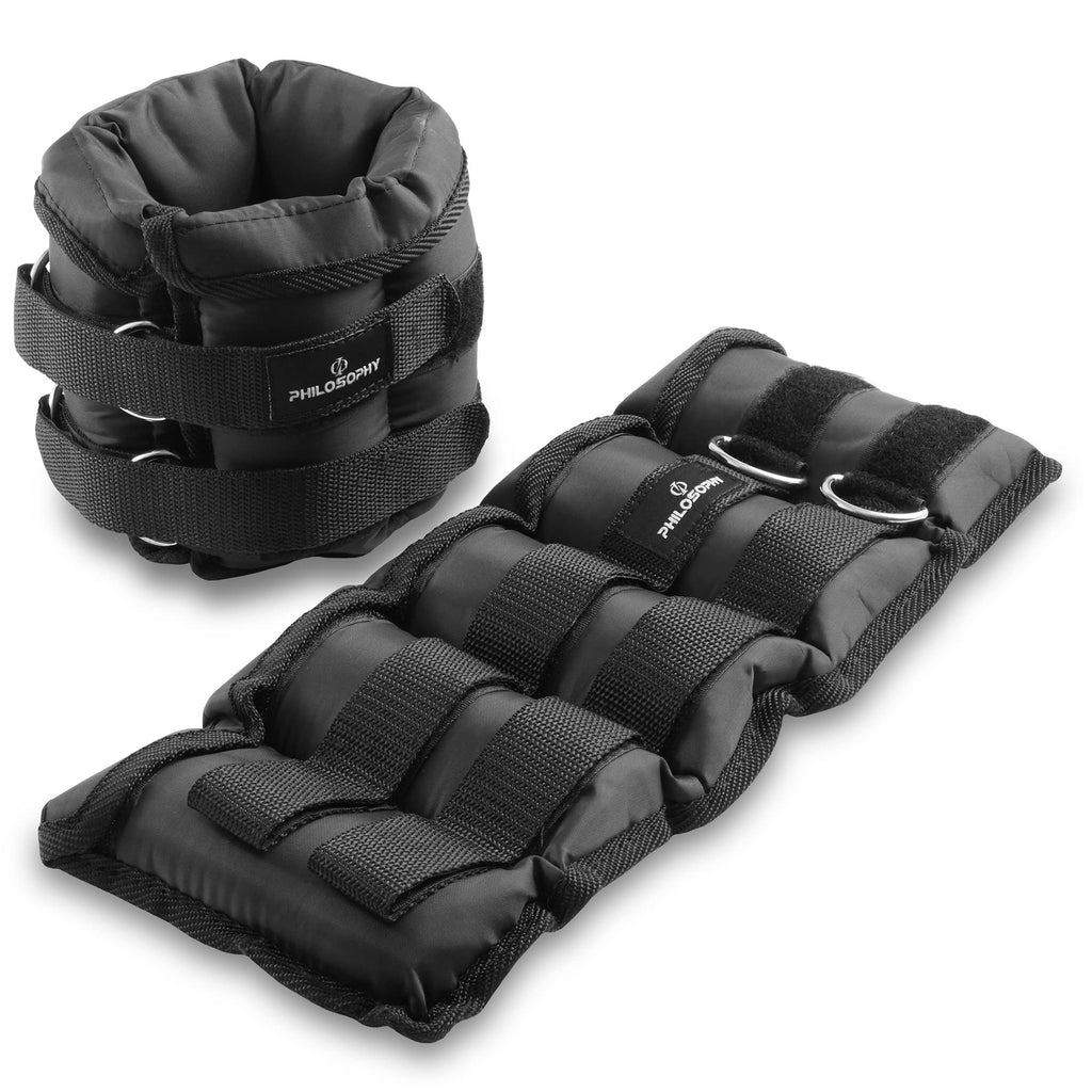 Adjustable Ankle Wrist Weights Pair with Removable Weights M488