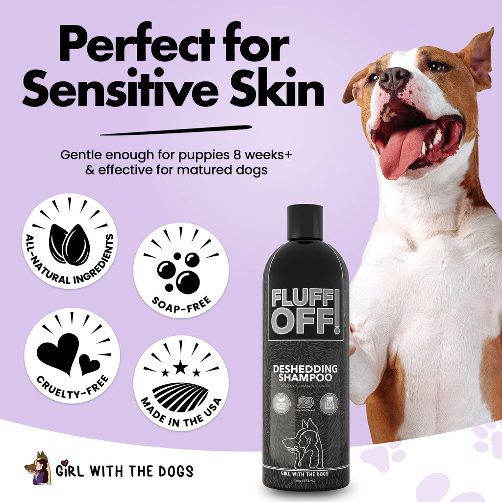 Natural Deshedding Dog & Cat Shampoo K69443