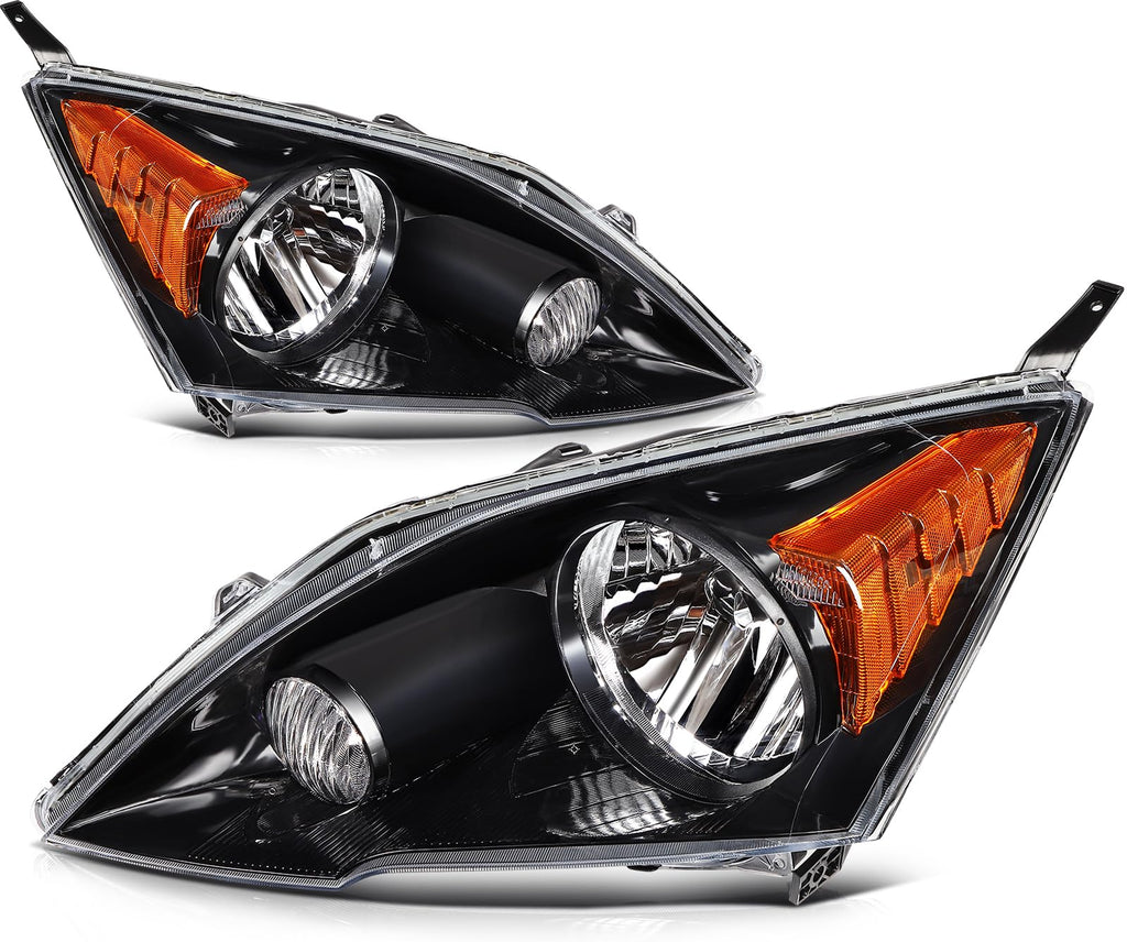 Chrome Housing Clear Corner Headlight Assembly U2459