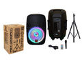 15" Powered Portable PA Speaker System Combo Set W964