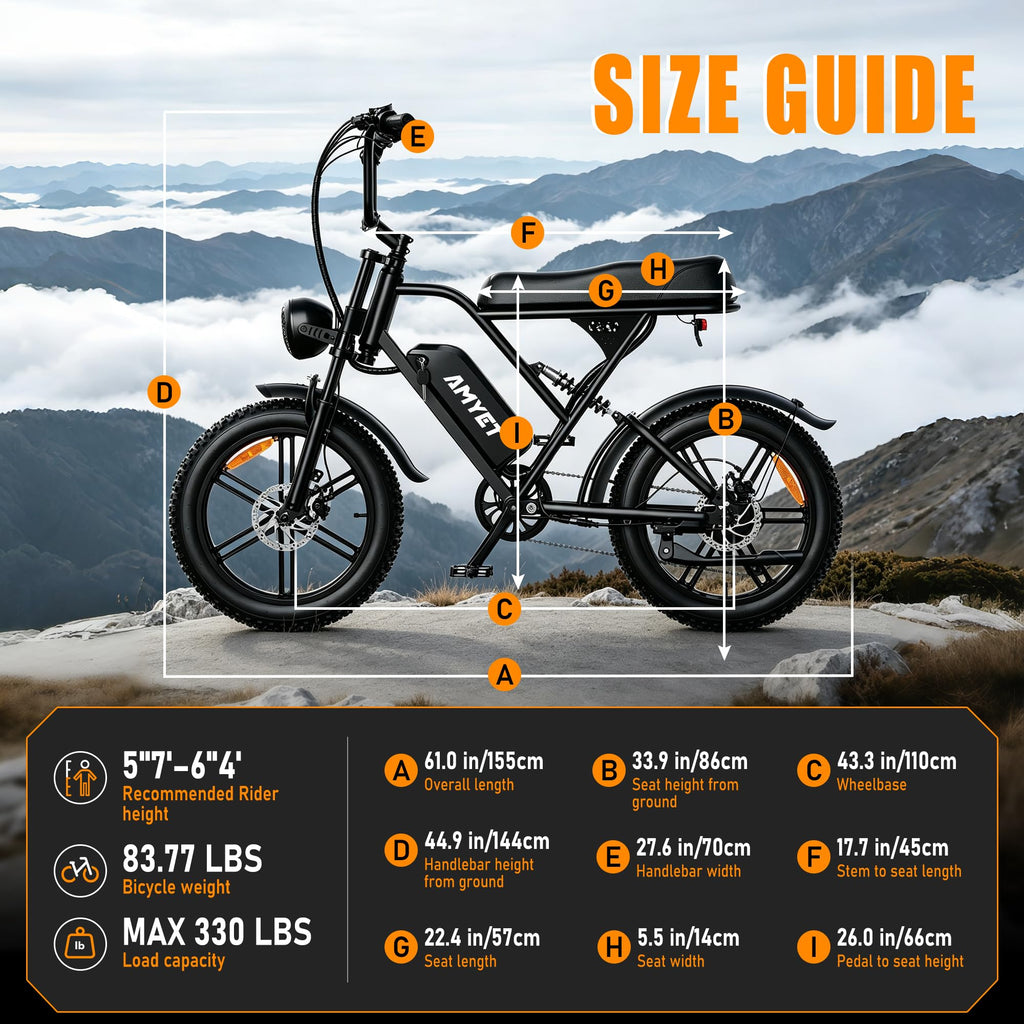 20'' Fat Tire Electric Bike R74642