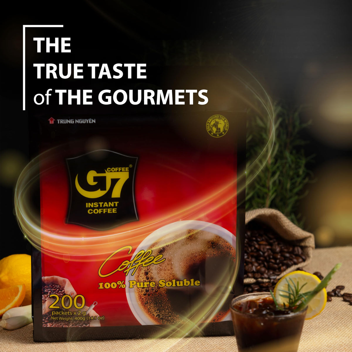 Pure Black and Cappucino Coconut Instant Coffee L92968