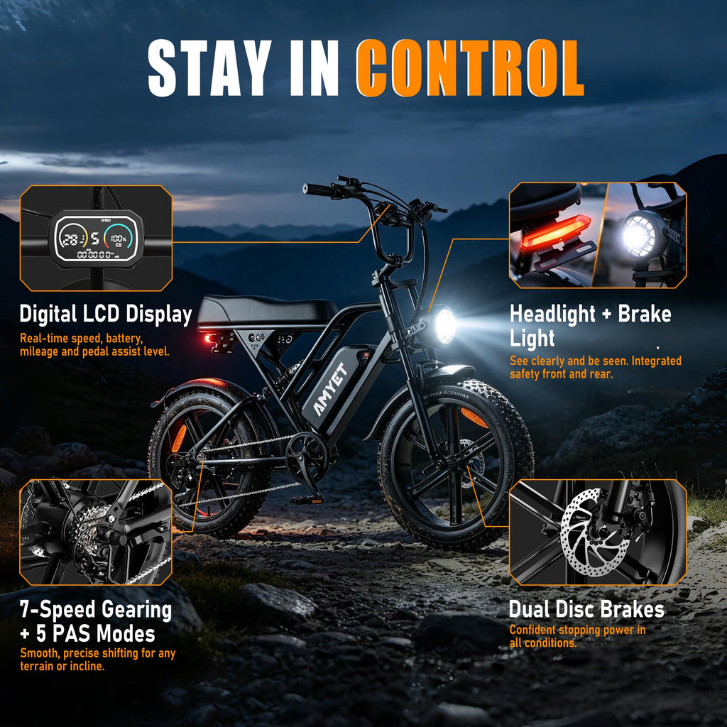 20'' Fat Tire Electric Bike R74642