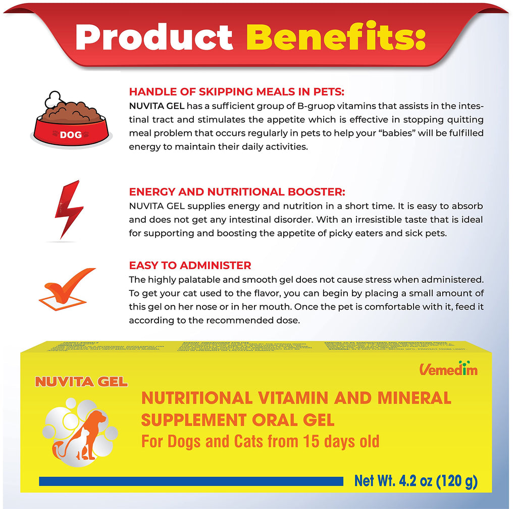 Nutritional Vitamin Gel for Dogs and Cats 4.2 oz P269