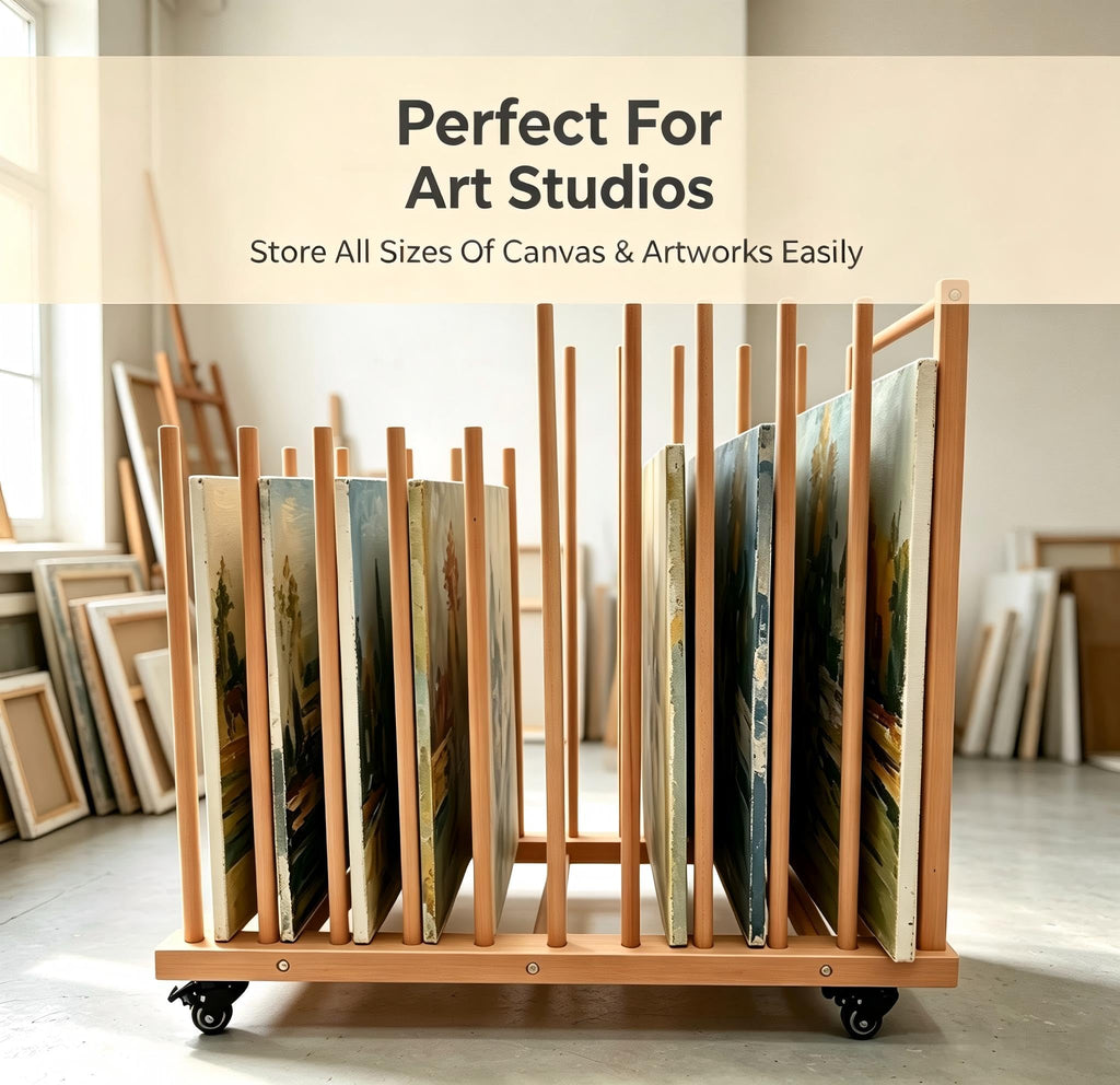 Art Storage Rack with Wheels Z2110