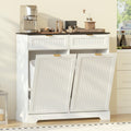13 Gallon Tilt Out Trash Can Cabinet with Drawer K183