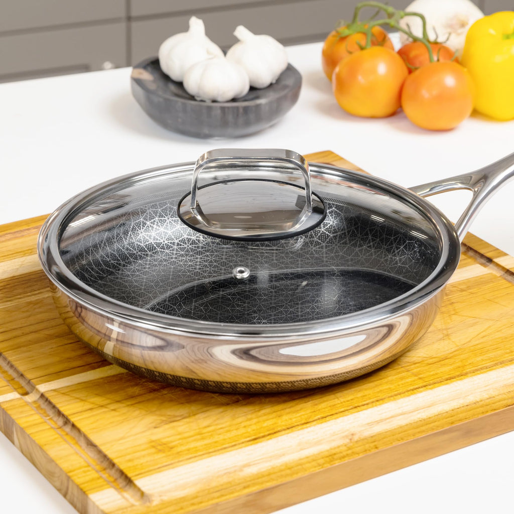 10-Inch Tempered Glass Lid with Stay-Cool Handle Q14364