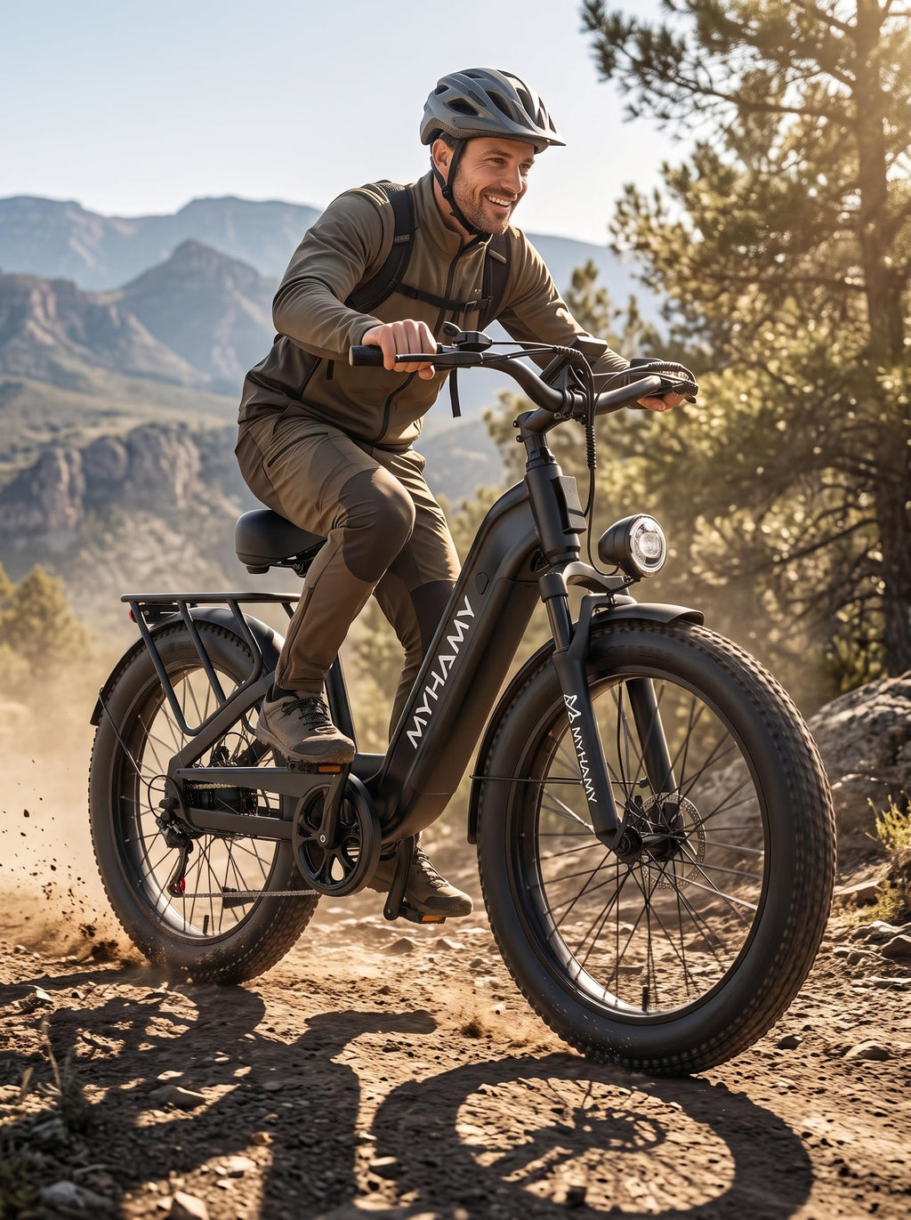 2000W Electric Bike 24 Fat Tire 48V 18Ah Step-Thru R3739