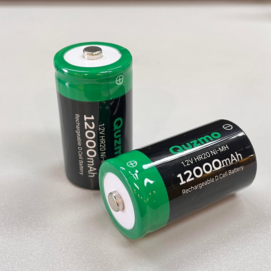 Rechargeable D Batteries, 12000mAh Ni-MH 1.2V 4-Pack Y162