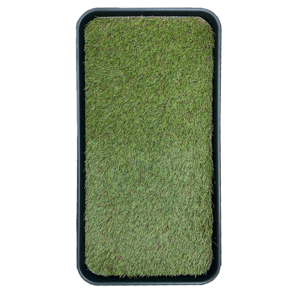 Artificial Grass Puppy Potty Training Pad with Tray, 15" x 30" Reusable M5944