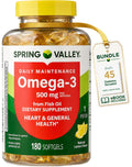 Omega-3 500 mg Fish Oil Dietary Supplements G2389