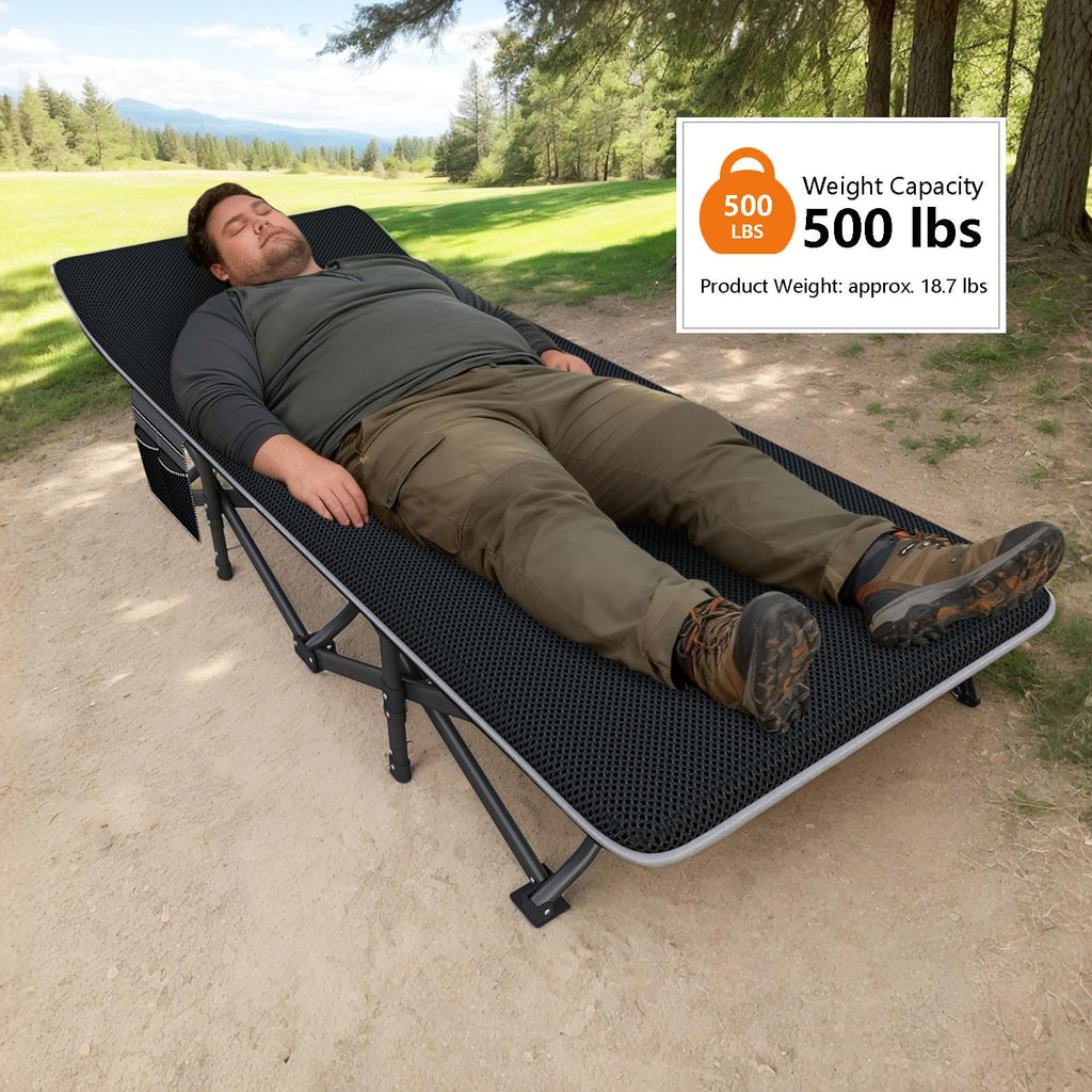 31.5" Wide Camping Cot with Pad E69959