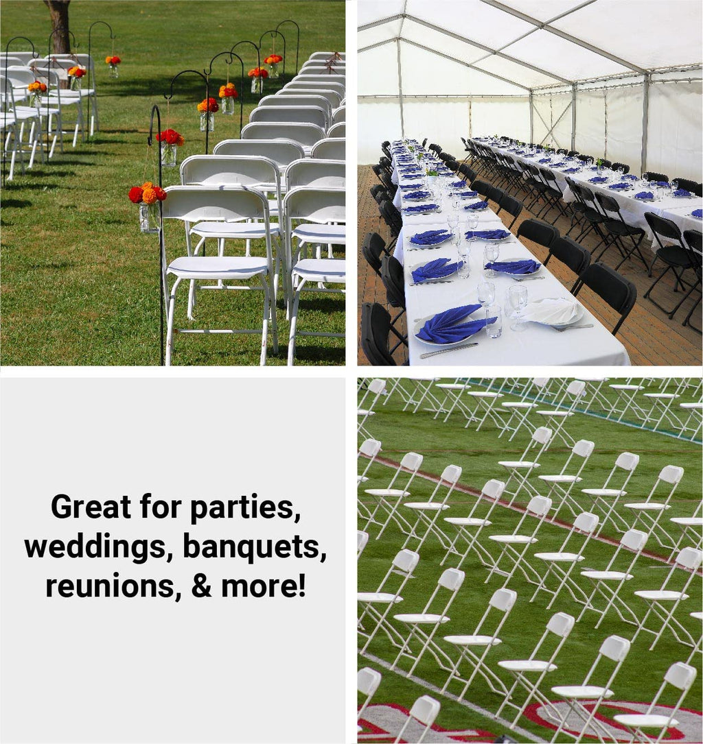 Brown 10pk Stackable Folding Chairs P70759