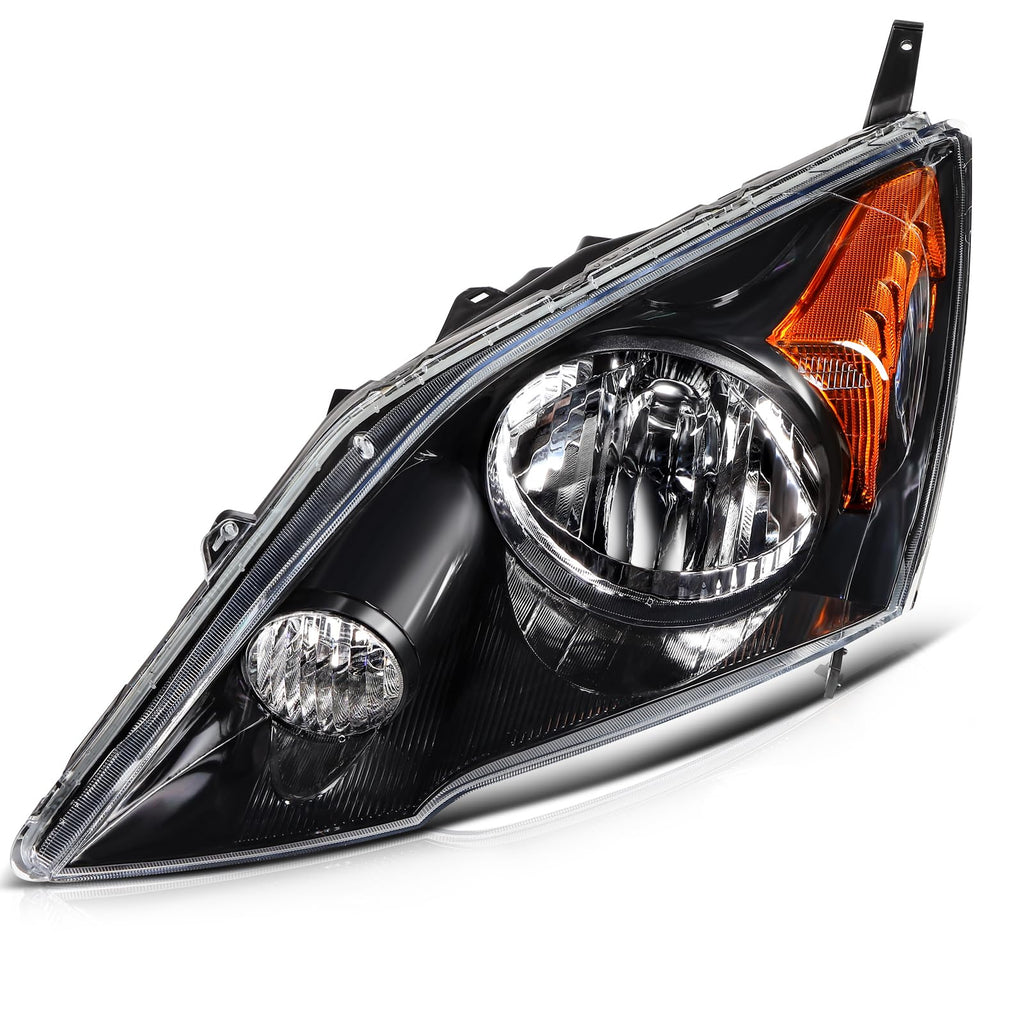 Chrome Housing Clear Corner Headlight Assembly U2459